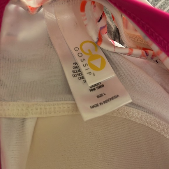 Go Gossip Palm Dazed Bikini Top - Picture 3 of 4